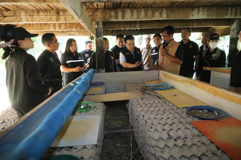 title - เลขาฯ ส.ป.ก. พร้อมคณะ ร่วมลงพื้นที่ติดตามคณะ รมช.กษ. ตรวจราชการ ณ ตำบลอ่าวลึก